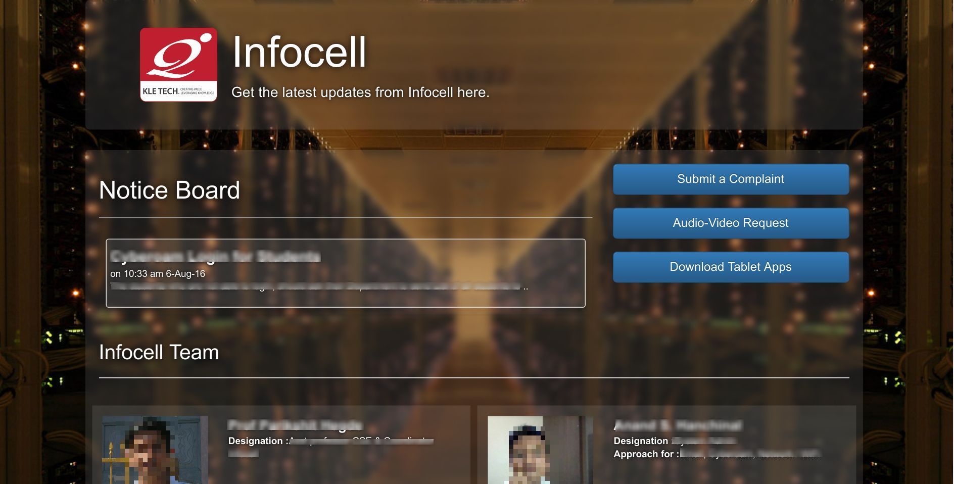 Infocell website